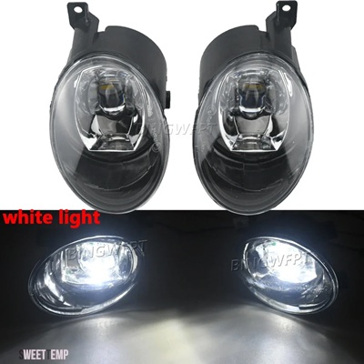 互換品 フォルクスワーゲン VW 2 個 30 ワットフォグランプ DRL デイタイムランニングランプ 9006 12V 車 LED フォグライトアセンブリティグアン  5N_  20_2
