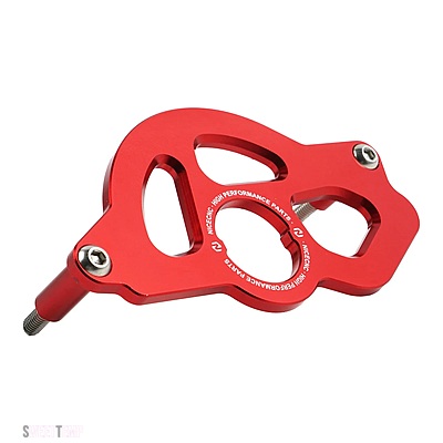 互換品 XR650R XR 650R 650 R 2000-2007 2006 カバー プロテクター ホンダ スプロケット チェーン ガード モトクロス アルミ アクセサリー レッド_1