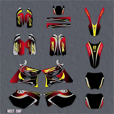 互換品 ヤマハ 2002-2014 YZ125 YZ250 YZ 125 YZ 250 バイクフェアリンググラフィック背景デカールステッカーカスタム 2013 2012