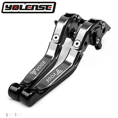 互換品 VOGE バイクアクセサリー 折りたたみ延長可能ブレーキクラッチレバー LONCIN 500R 300R 300RR 300AC ABS バージョンご注意くだい_5