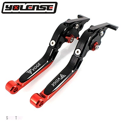 互換品 VOGE バイクアクセサリー 折りたたみ延長可能ブレーキクラッチレバー LONCIN 500R 300R 300RR 300AC ABS バージョンご注意くだい_9