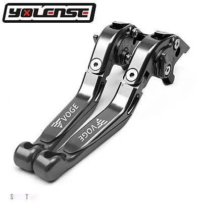 互換品 VOGE バイクアクセサリー 折りたたみ延長可能ブレーキクラッチレバー LONCIN 500R 300R 300RR 300AC ABS バージョンご注意くだい_12