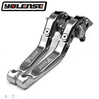 互換品 VOGE バイクアクセサリー 折りたたみ延長可能ブレーキクラッチレバー LONCIN 500R 300R 300RR 300AC ABS バージョンご注意くだい_13