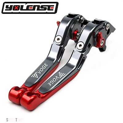互換品 VOGE バイクアクセサリー 折りたたみ延長可能ブレーキクラッチレバー LONCIN 500R 300R 300RR 300AC ABS バージョンご注意くだい_2