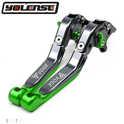 互換品 VOGE バイクアクセサリー 折りたたみ延長可能ブレーキクラッチレバー LONCIN 500R 300R 300RR 300AC ABS バージョンご注意くだい_4