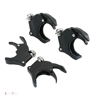 互換品 ハーレー バイク 4X リリース ウィンドスクリーン クランプ スポーツスター 883 1200 ダイナ 39MM 49MM