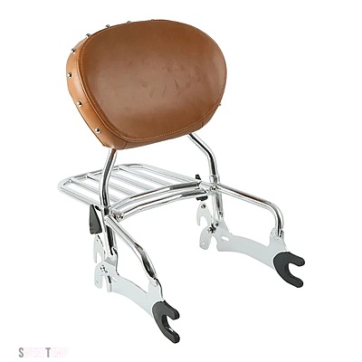 互換品 インディアン バイク 12 インチ バックレスト シーシーバー キャリア チーフ クラシック ヴィンテージ ダークホース