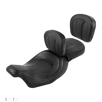 互換品 ハーレー バイク 運転席 助手席 バックレストパッド ツーリング エレクトラ グライド ロード グライド 2009-2024