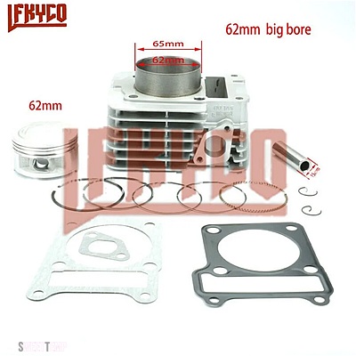 互換品 ヤマハ バイク 57.4 MM/62 MMエンジン 123CC シリンダーキットYBR125 XTZ 125 XTZ125 TTR125 YBR 125 YB125Z モトブロック部品ブロック