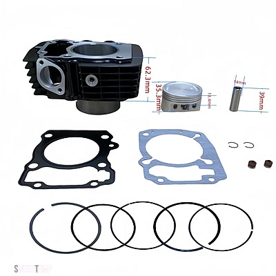 互換品 ホンダ バイクエンジン部品 65.5 MMビッグボアシリンダーキットモーターXR150 CBF150 アップグレード CBF185 CBF200 XR185 XR200