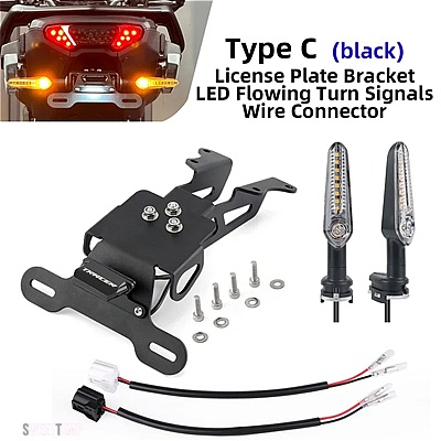 互換品 ヤマハ 2021-2024 TRACER 9 /GT TRACER9 テールタイディライセンスプレートブラケット 9/GT 9GT LED 統合テールライトウィンカーライト