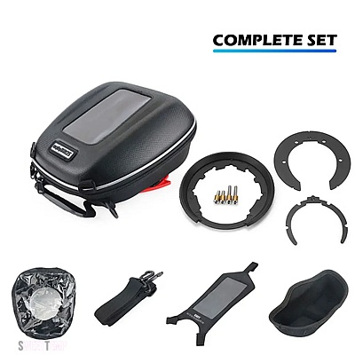 互換品 カワサキ バイク レーシング タンクロック 燃料タンクバッグ キャリア収納バッグ Z125 Z250 Z300 ニンジャ 125 300 250R E2個50R 2008-2020