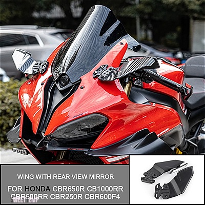 バイク cbr250rr cbr250rr サイドウイングレット CBR バイク用 リア
