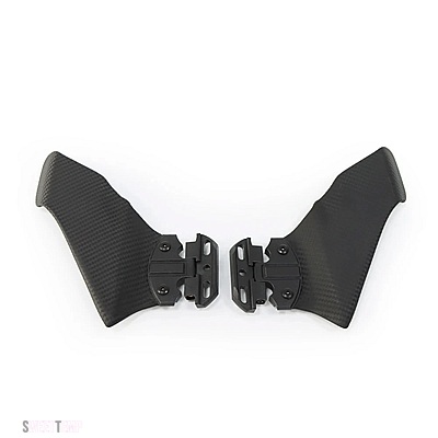 互換品 ZF R1 2000-2020 汎用バイクサイドウイングフェアリングスポイラーフランクスポイラーフェアリング ヤマハ ミラー付き | ブランド登録なし | 02