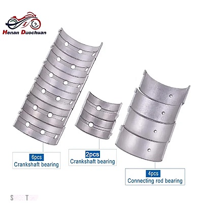 互換品 カワサキ STD +25 +50 0.25 0.5 38 MM 37.75 MM 37.5 MMバイク接続接続ロッドクランクシャフトタイルメインベアリングZ650 Z 650_1