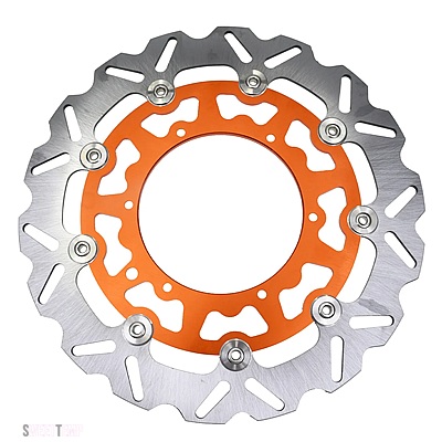 KTM Husqvarna GasGas ウェーブブレーキディスク　EXC 互換品】 KTM バイク 320MM フロントフローティングブレーキ