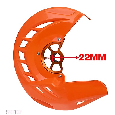 互換品 KTM バイク 22 MM 26 MMブレーキカバーフロントブレーキディスクガード 125 150 200 250 300 EXC EXC-F XCW XCFW SXF 2016-2023_3