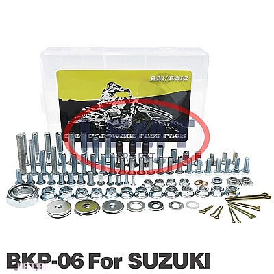 互換品 ホンダ ハードウェアボルトフルプラスチックファスナーキットヤマハ YFZ450R バイキング? GRIZZLY 700 ATC70 カワサキ KX450X スズキ クアッドバ_12