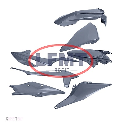 互換品 KTM バイク 2023 フルプラスチックキット ボディフェアリングカバー 燃料タンク フェンダー マッドガード サイドパネル プレートガード XC XCF S_5