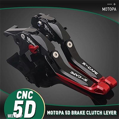 互換品 パーツそ他 MORINI X-CAPE 650 649 X CAPE650 MOTOPA バイク X-CAPE 650 調整可能 CNC 5D アルミ ブレーキ クラッチ レバー ハンドル_8