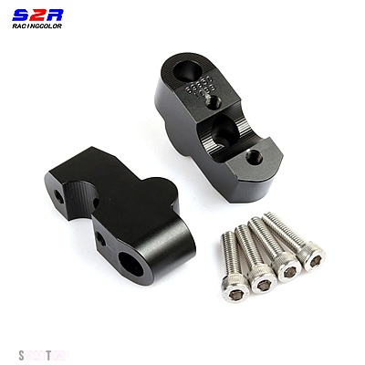 互換品 カワサキ Z400 Z 400 2018 2019 バイク ハンドルバー ハンドルバー クランプ ライザー アップ バック ムーブ マウント ブラケット キット モト_1