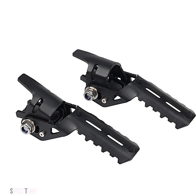 互換品 BMW バイク ハイウェイ折りたたみフットレスト クランプ フロントフットペグ R1250GS R 1250 GS LC 2013 - 2023 2022 R1200GS LC 2013- 2021