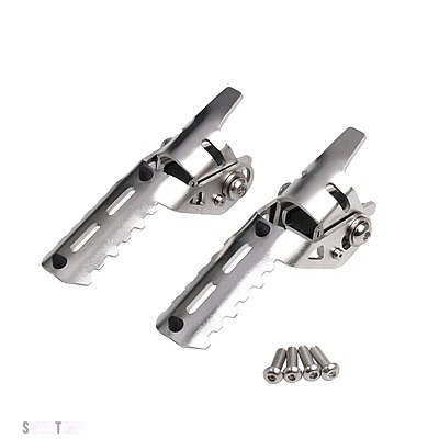 互換品 BMW バイク ハイウェイ折りたたみフットレスト クランプ フロントフットペグ R1250GS R 1250 GS LC 2013 - 2023 2022 R1200GS LC 2013- 2021