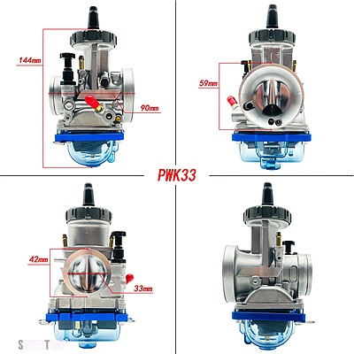 互換品 パーツそ他 汎用キャブレター KEIHIN コンペティション CNC PWK33 34 35 36 38 40 42 MM 2T 4T ストロークキャブレター 34 MM EXC12 LT 米国 199_2