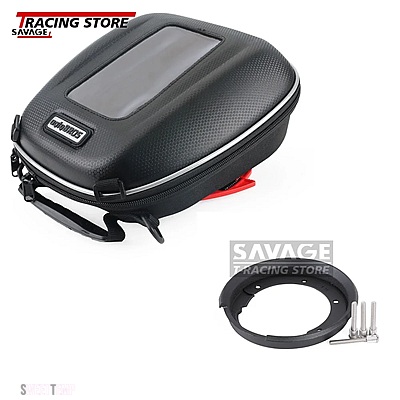 互換品 BMW R900 R1200 RT バイク燃料ガスタンクバッグ R900RT R1200RT タンクロックリングフィッティング防水多機能バッグアダプター