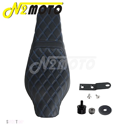 互換品 ハーレー シート5%ソフト硬 運転席/助手席 2-UP クッションジェルパッド ソフテイル スポーツグライド ローライダー 18-24