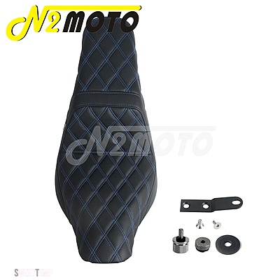 互換品 ハーレー シート5%ソフト硬 運転席/助手席 2-UP クッションジェルパッド ソフテイル スポーツグライド ローライダー 18-24