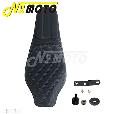 互換品 ハーレー シート5%ソフト硬 運転席/助手席 2-UP クッションジェルパッド ソフテイル スポーツグライド ローライダー 18-24