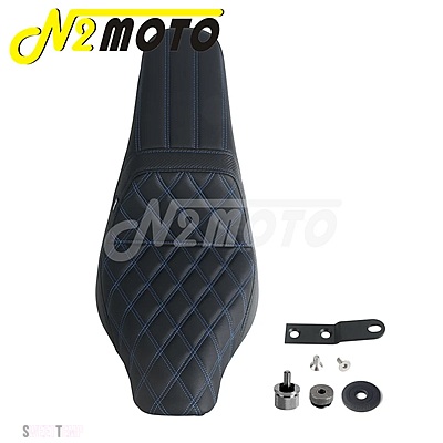 互換品 ハーレー シート5%ソフト硬 運転席/助手席 2-UP クッションジェルパッド ソフテイル スポーツグライド ローライダー 18-24