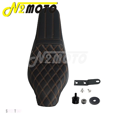 互換品 ハーレー シート5%ソフト硬 運転席/助手席 2-UP クッションジェルパッド ソフテイル スポーツグライド ローライダー 18-24
