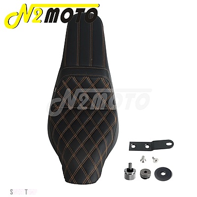 互換品 ハーレー シート5%ソフト硬 運転席/助手席 2-UP クッションジェルパッド ソフテイル スポーツグライド ローライダー 18-24