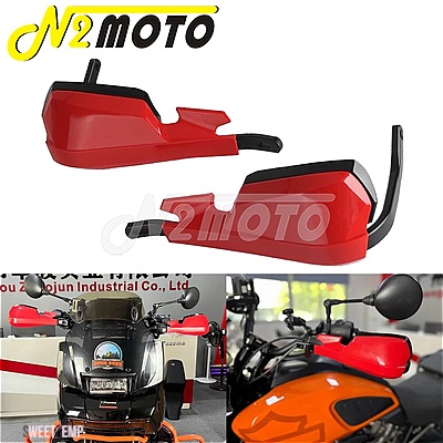 互換品 ハーレー アルミハンドガード ウインドディフレクター ワイドスクリーン バイクハンドガード 取り付けキット付き パンアメリカ 1250