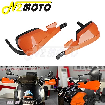 互換品 ハーレー アルミハンドガード ウインドディフレクター ワイドスクリーン バイクハンドガード 取り付けキット付き パンアメリカ 1250