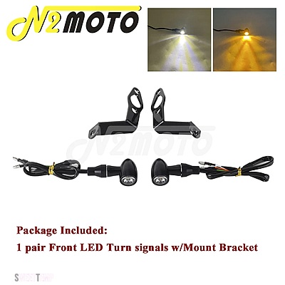 互換品 ハーレー 1 ペアバイクフロント LED ウインカーランニングライト スポーツスター S 1250 RH1250S 2021-24 ブレットリアウインカーブレーキランプ_1