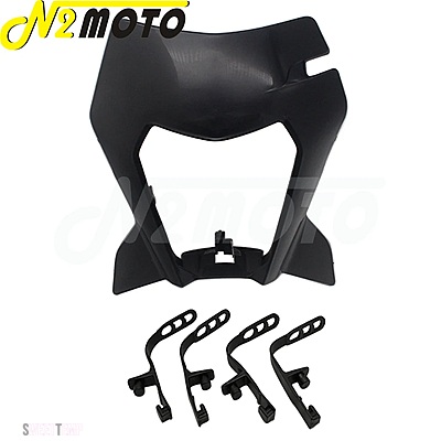 互換品 KTM LED 125 150 500 SX XC SX-F XC-W EXC 530 ヘッドライト ヘッドランプ マスク カバー モトクロス エンデューロ 間_5