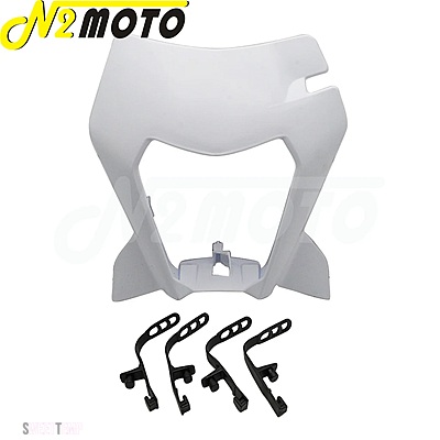 互換品 KTM LED 125 150 500 SX XC SX-F XC-W EXC 530 ヘッドライト ヘッドランプ マスク カバー モトクロス エンデューロ 間_7