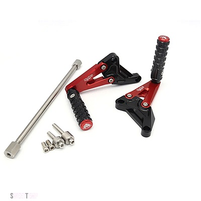互換品 ホンダ MONKEY125 モンキー 125 2018-24 バイクアクセサリー フットペダル 合金_1