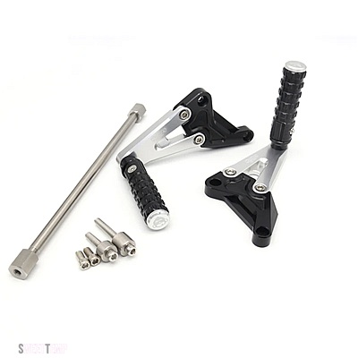 互換品 ホンダ MONKEY125 モンキー 125 2018-24 バイクアクセサリー フットペダル 合金_4