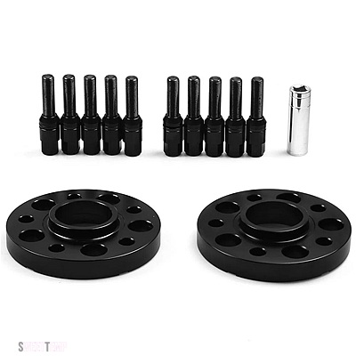 互換品 BMW 20MM 66.6MM 5X112MM ハブセントリックボアホイールスペーサー M14X1.25 テーパーボルト X5 G05 X7 G07 2018+ / ミニ ボールボルト付き