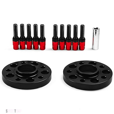 互換品 BMW 20MM 66.6MM 5X112MM ハブセントリックボアホイールスペーサー M14X1.25 テーパーボルト X5 G05 X7 G07 2018+ / ミニ ボールボルト付き