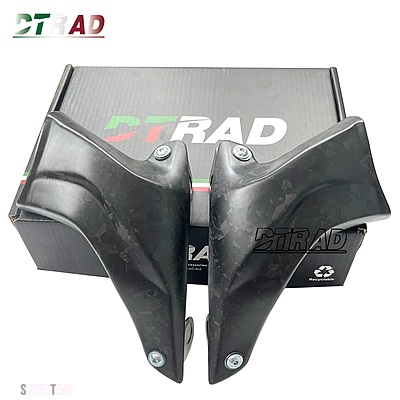 互換品 ドゥカティ 汎用 100 MMバイクブレーキキャリパーラジエーターカバー ストリートファイターパニガーレ V4 V2 899 959 1199 1299 カーボン