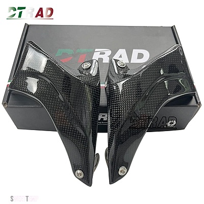 互換品 ドゥカティ 汎用 100 MMバイクブレーキキャリパーラジエーターカバー ストリートファイターパニガーレ V4 V2 899 959 1199 1299 カーボン