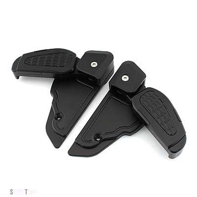 互換品 ベスパ リア助手席フットレスト プリマスプリント 125 150 バイク 折りたたみ式フットステップ 延長フットペダルアダプター 2017-2020_2