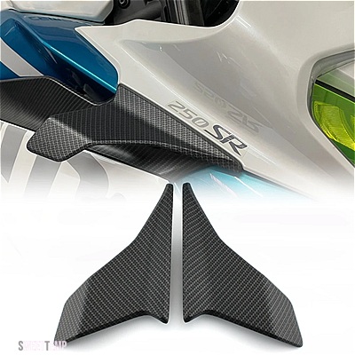 互換品 CFMOTO CF250SR CF 250SR 300SR バイクパーツ フェアリング サイドダウンフォース ネイキッドスポイラー 固定ウイングレット ウィング_1