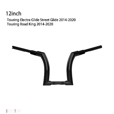 互換品 XL FLHT FLH クランプZ ツーリング ハーレー バイク 12インチ 14インチ 16インチ ハンドルバー 1.25インチ ドラッグハンドルバー_8