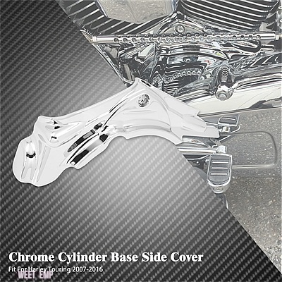 互換品 ハーレー バイクシリンダーベースサイドカバーフェアリングカバー ツーリングロードキング FLHR エレクトラストリートグライド FLTRX FHLX 2007-_1